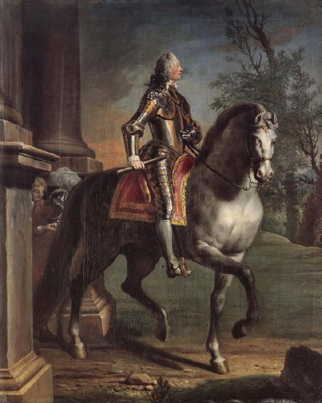  Equestrian portrait of King George II